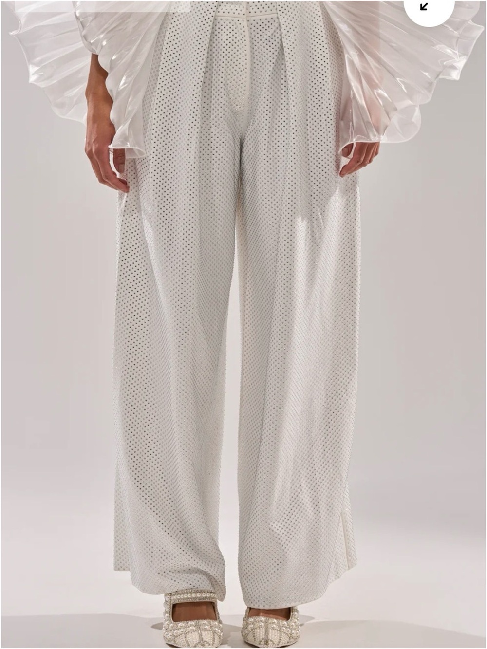 Sparkle Queen White Pants